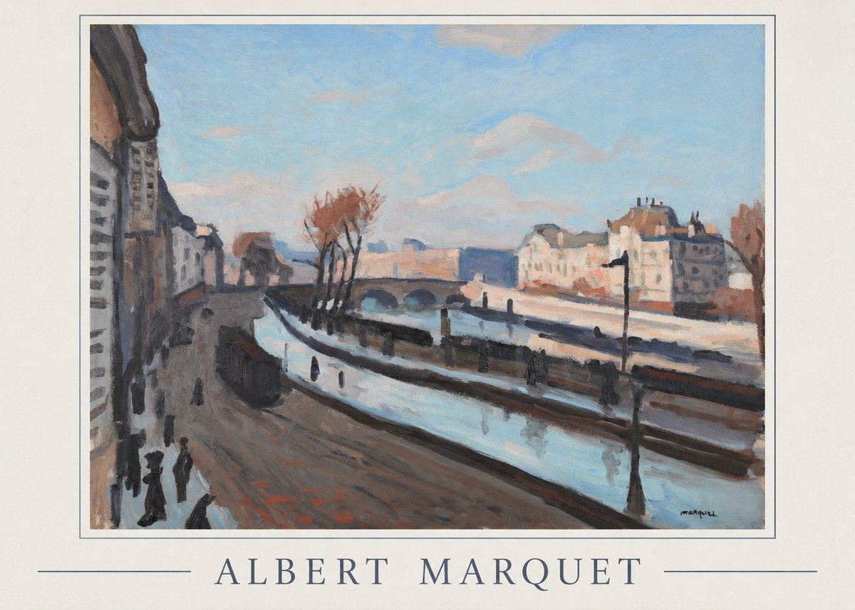 Albert Marquet Le Pont-neuf No1 - Póster