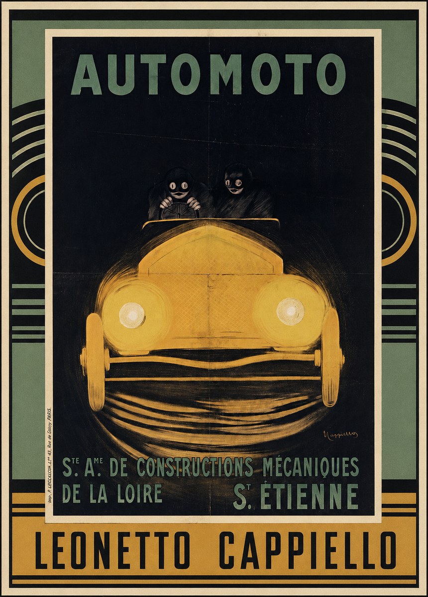 Leonetto Cappiello Automoto No3 - Póster