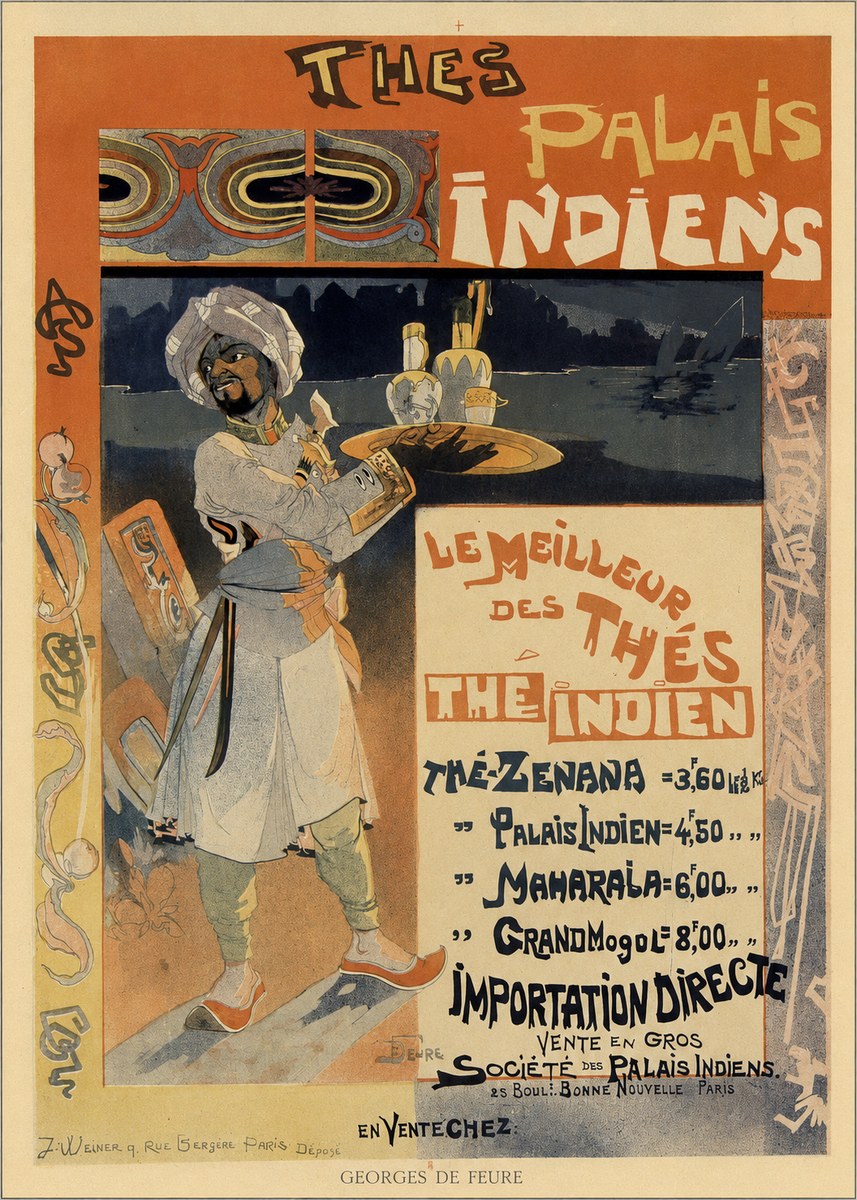 Georges de Feure Palais Indiens No6 - Póster