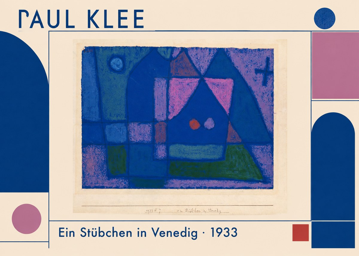 Paul Klee Ein Stübchen in Venedig No1 - Póster