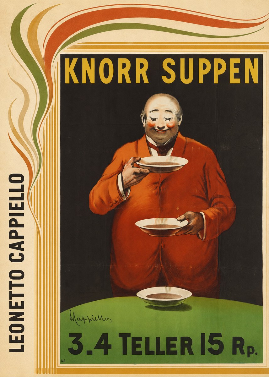Leonetto Cappiello Knorr Suppen No5 - Póster