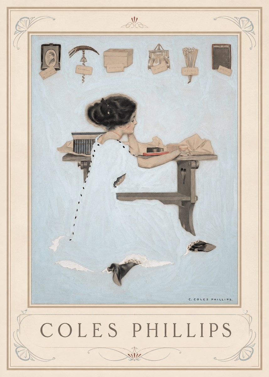 Coles Phillips Remembrance No1 - Póster