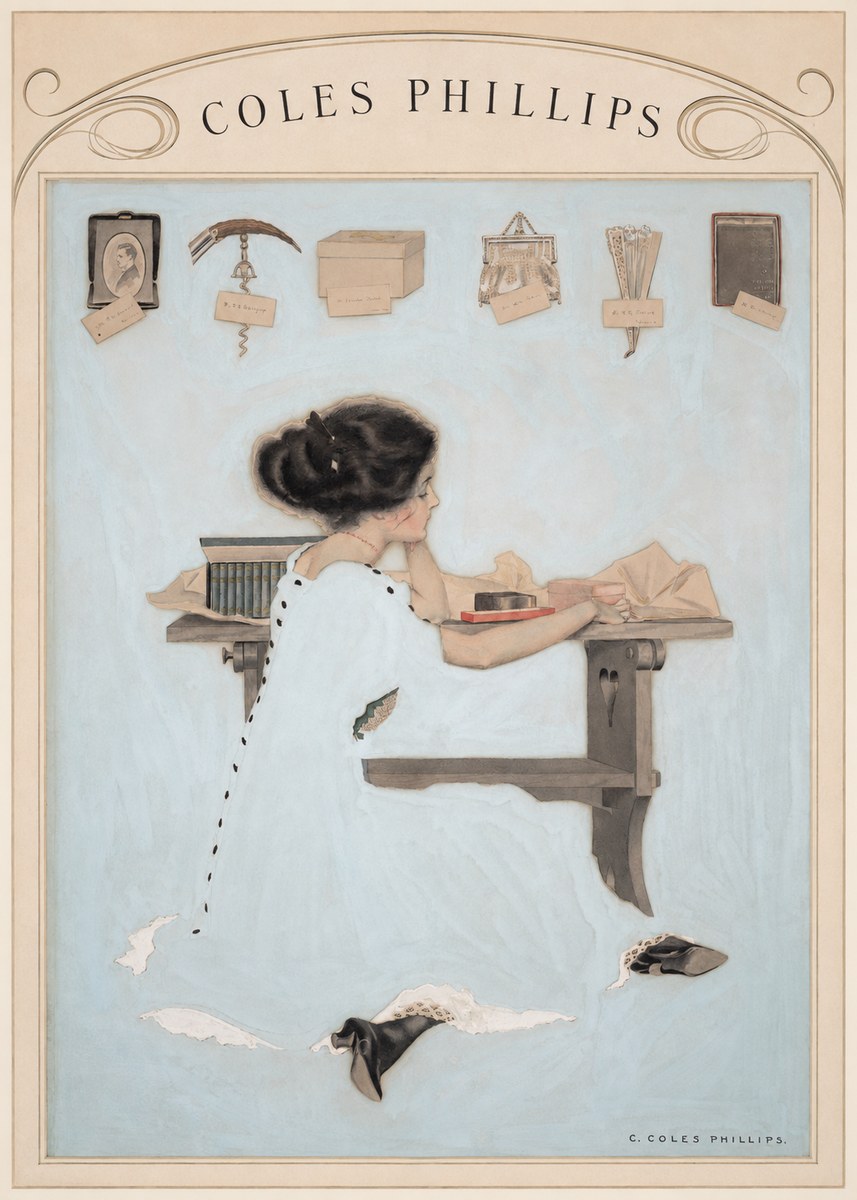 Coles Phillips Remembrance No3 - Póster