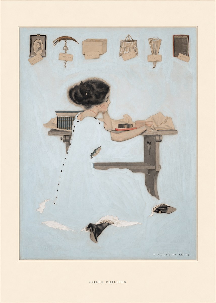 Coles Phillips Remembrance No5 - Póster