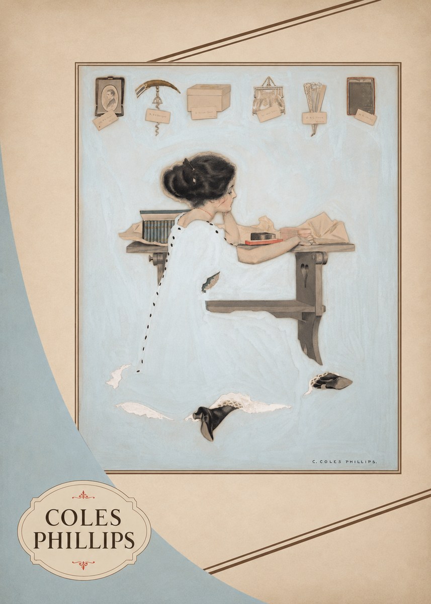 Coles Phillips Remembrance No6 - Póster