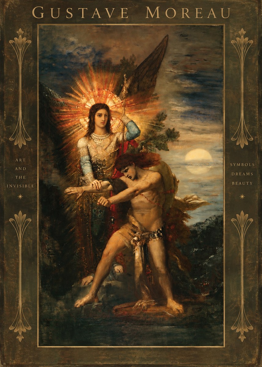 Gustave Moreau The Archangel Michael No2 - Póster