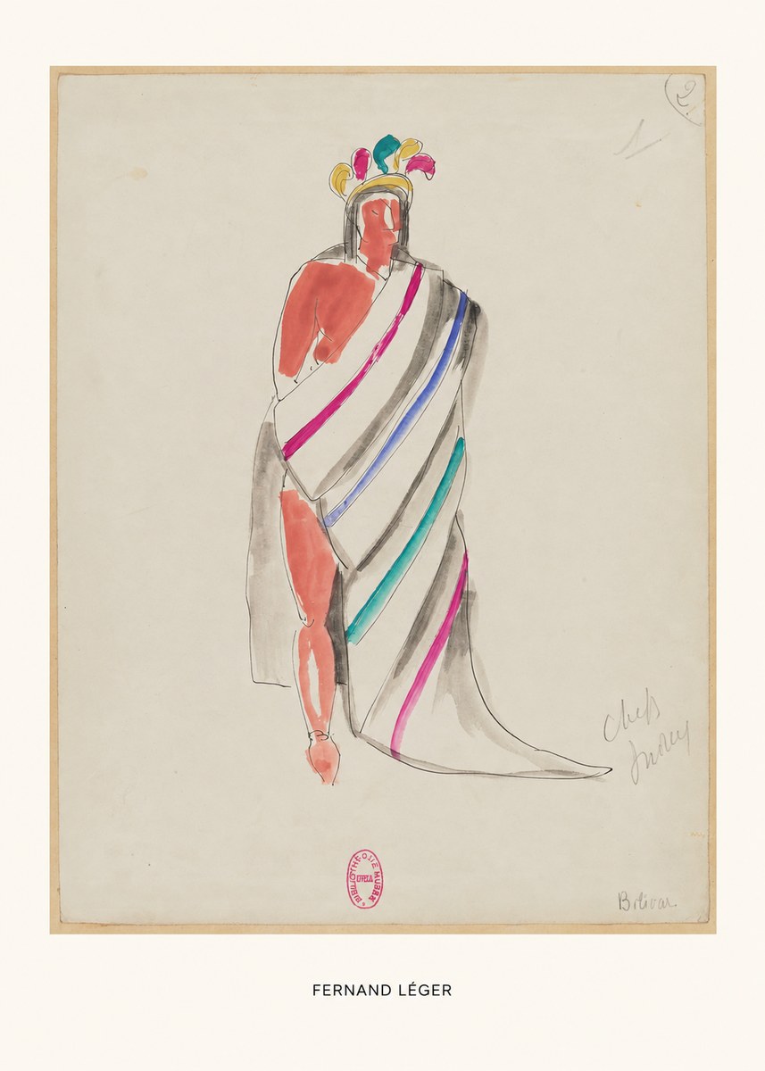 Fernand Léger Chefs Indiens No6 - Póster