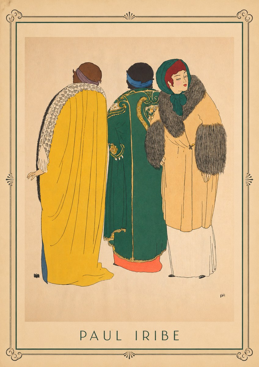 Paul Iribe Fashionable Figures No1 - Póster