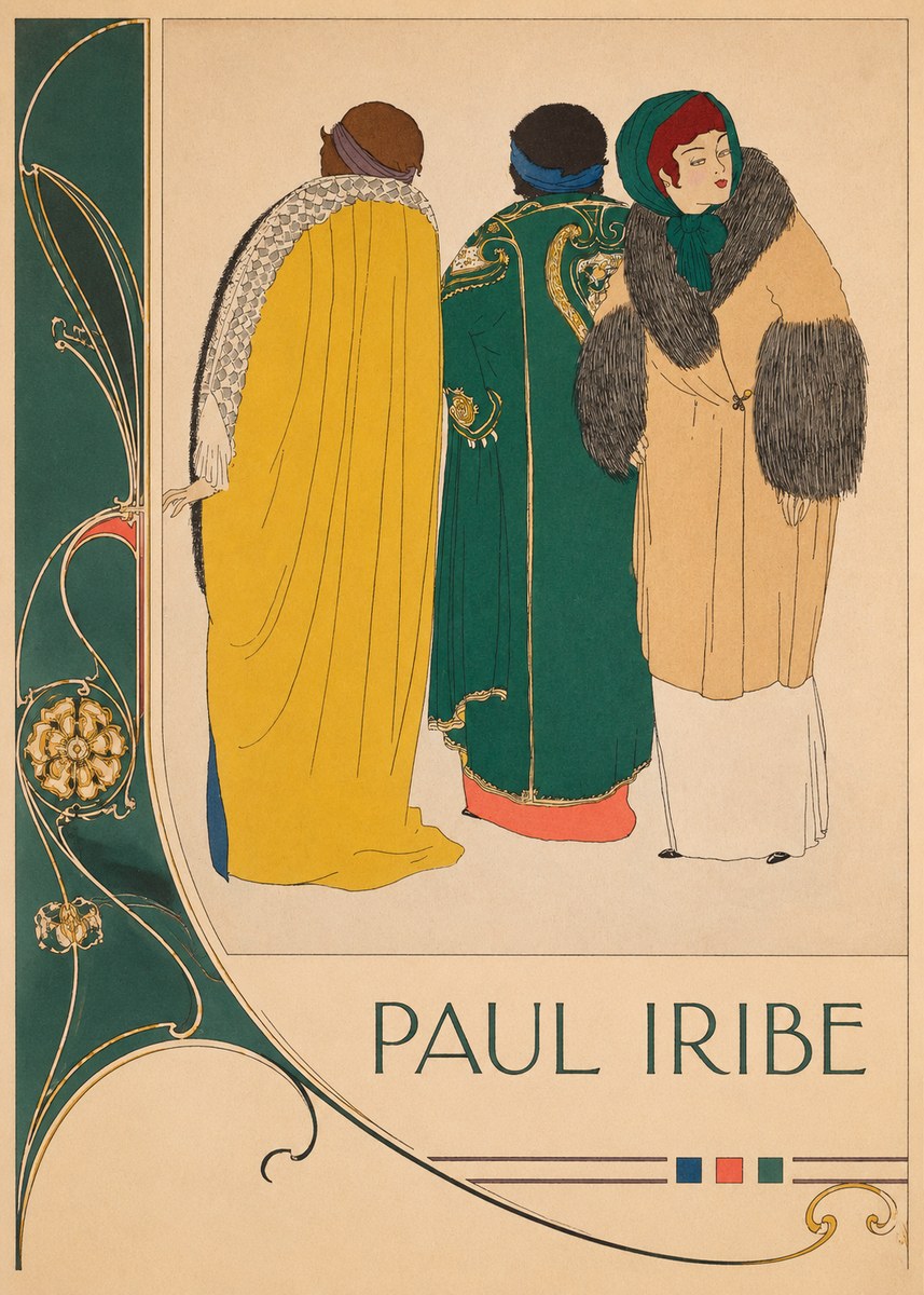 Paul Iribe Fashionable Figures No3 - Póster