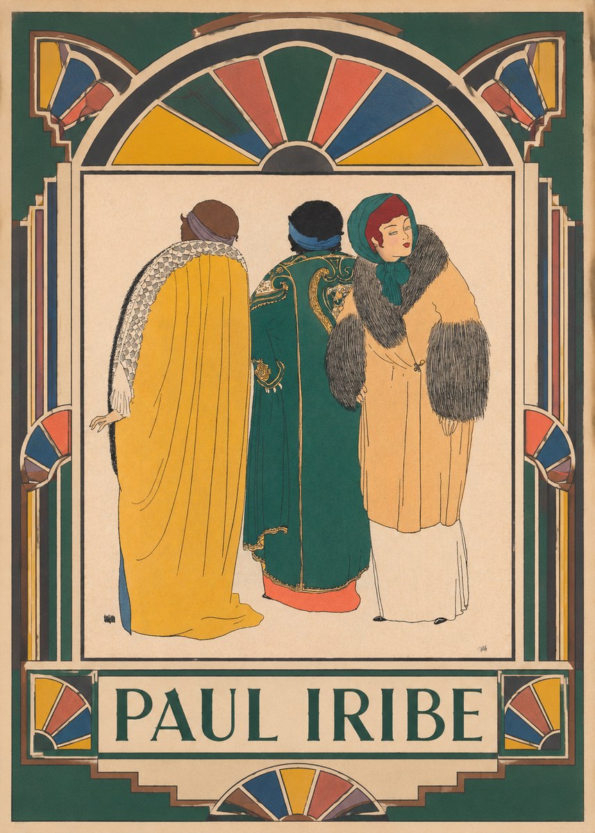 Paul Iribe Fashionable Figures No4 - Póster