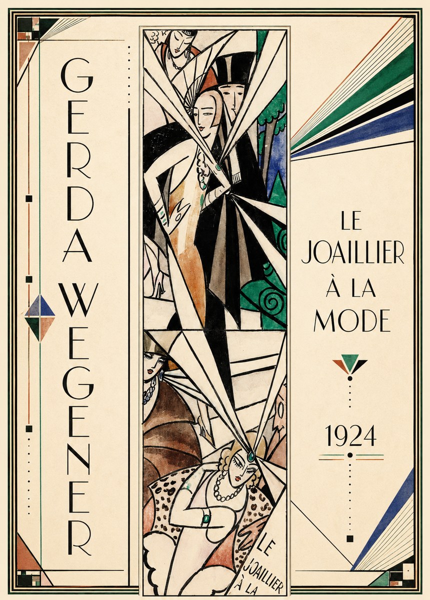 Gerda Wegener Le Joaillier À La Mode No1 - Póster
