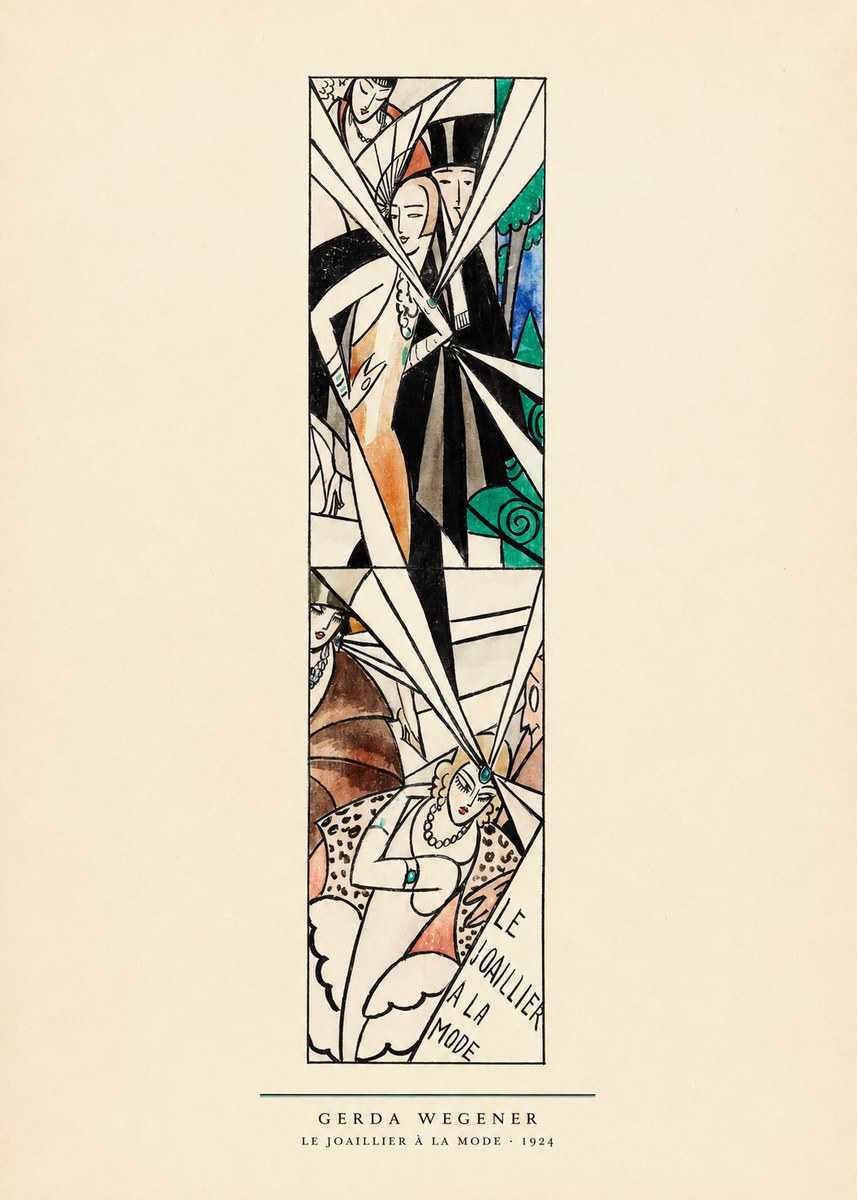 Gerda Wegener Le Joaillier À La Mode No6 - Póster