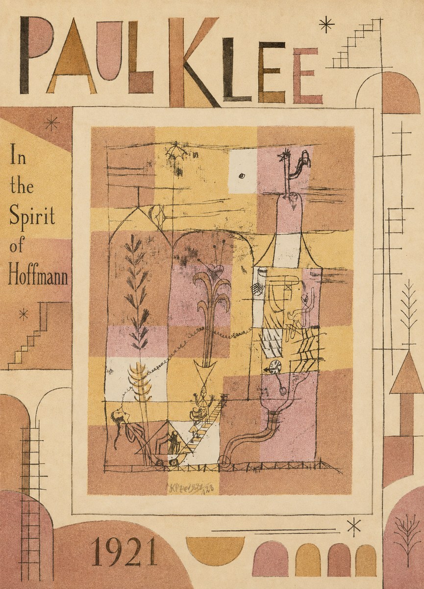 Paul Klee In the Spirit of Hoffmann No6 - Póster
