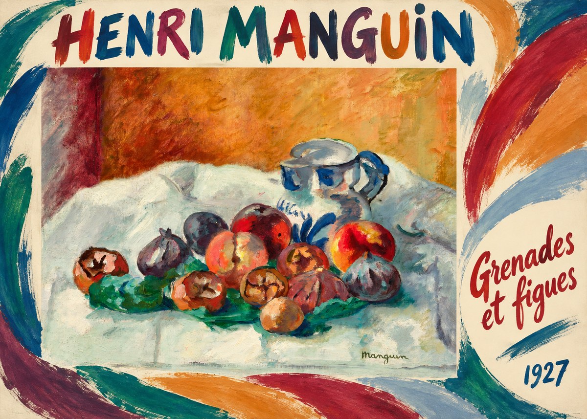 Henri Manguin Grenades Et Figues No4 - Póster