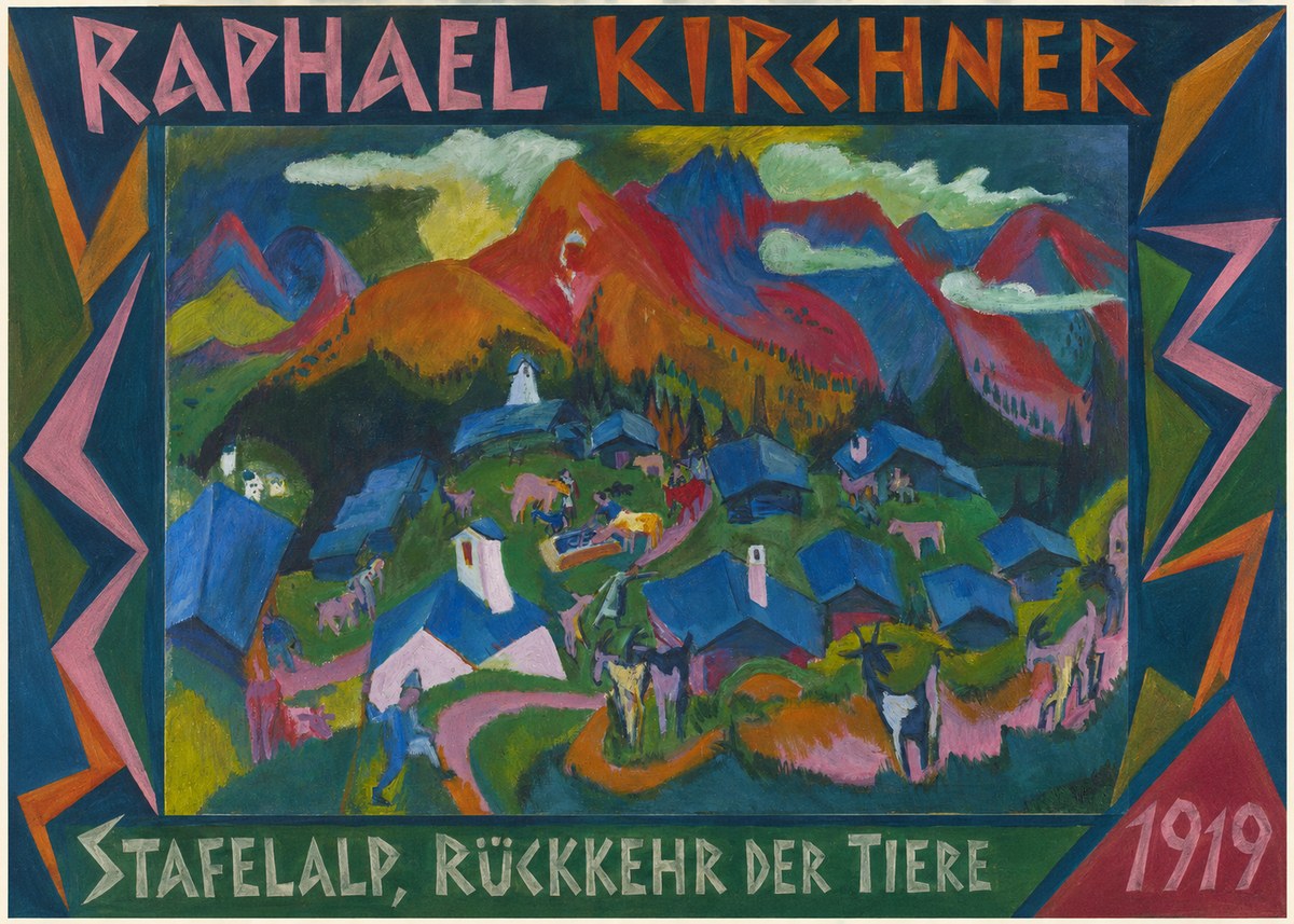 Raphael Kirchner Stafelalp, Rückkehr Der Tiere No2 - Póster