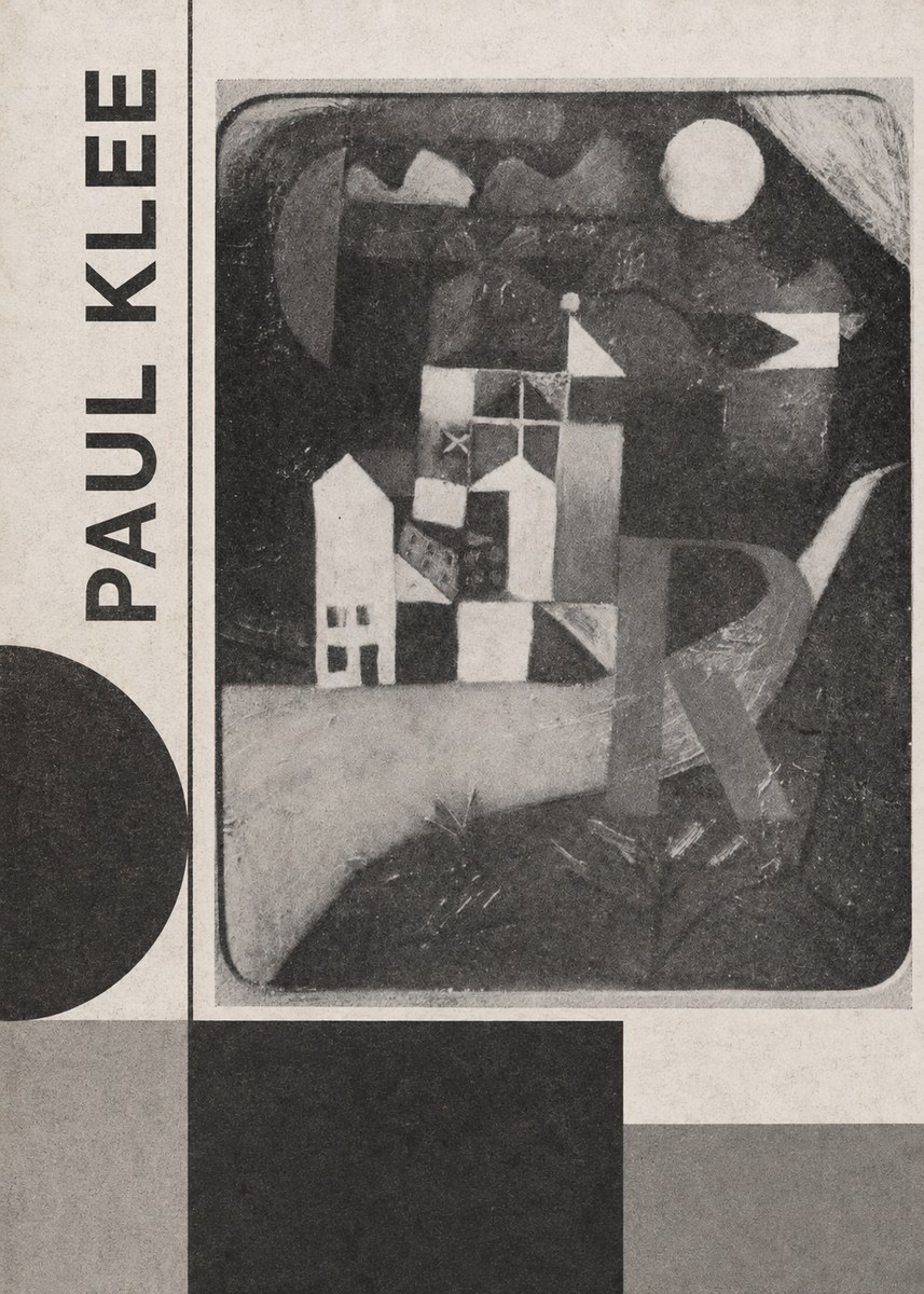 Paul Klee Village in the Mountains No4 - Póster