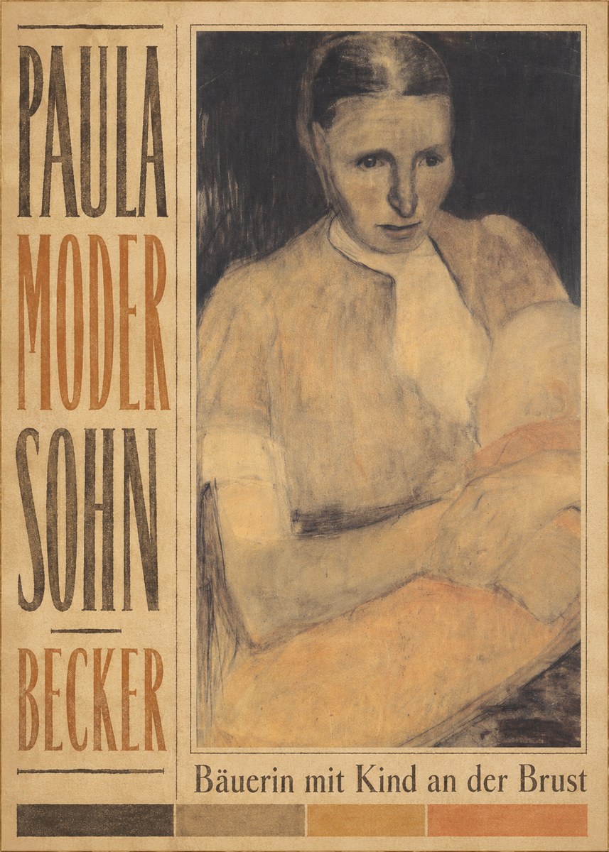 Paula Modersohn-Becker Bäuerin Mit Kind an Der Brust No5 - Póster
