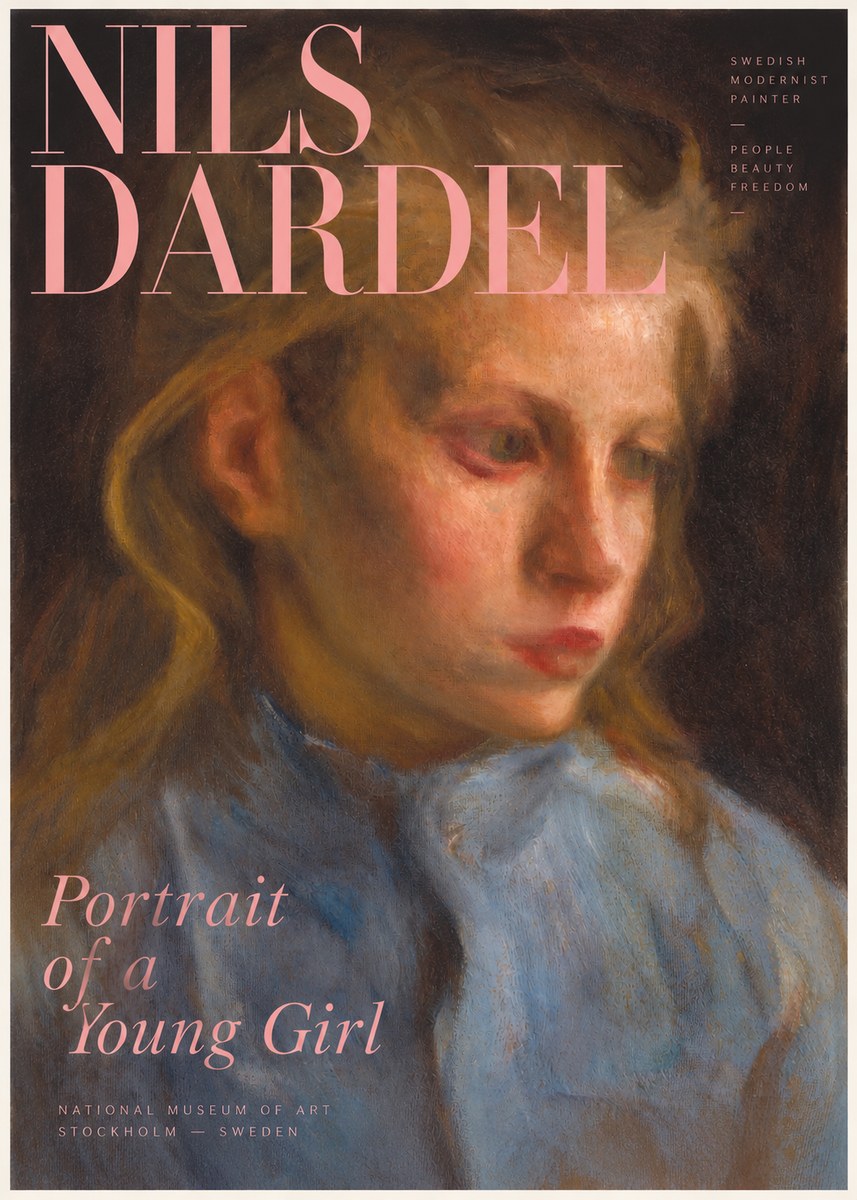 Nils Dardel Portrait of a Young Girl No2 - Póster