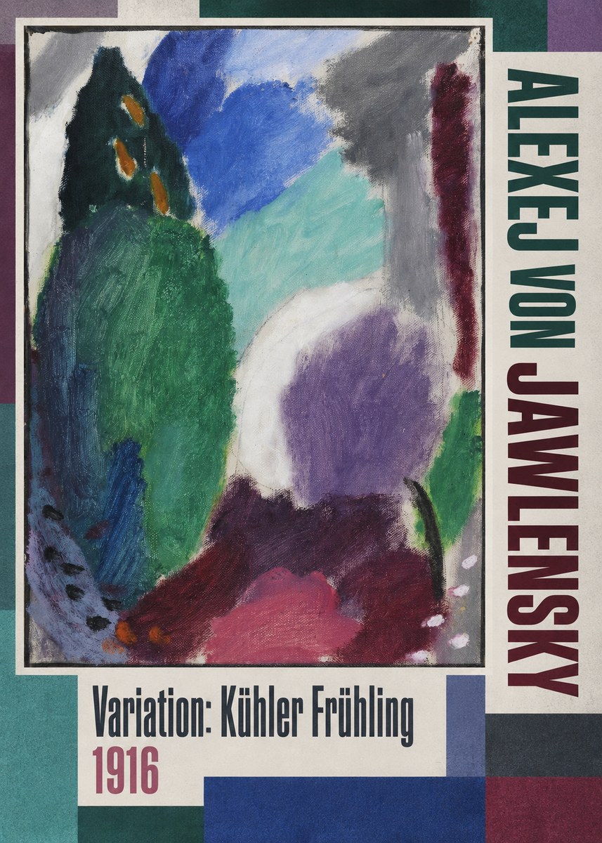 Alexej von Jawlensky Variation: Kühler Frühling No2 - Póster