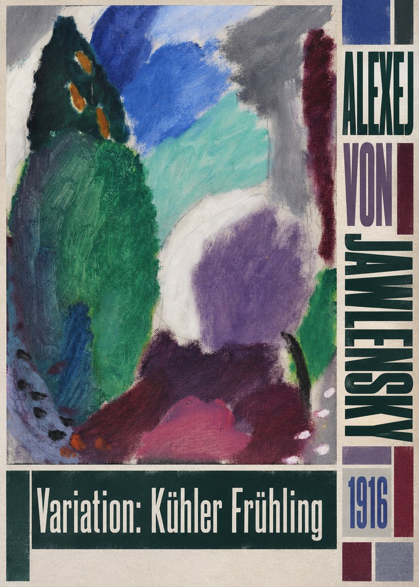 Alexej von Jawlensky Variation: Kühler Frühling No5 - Póster