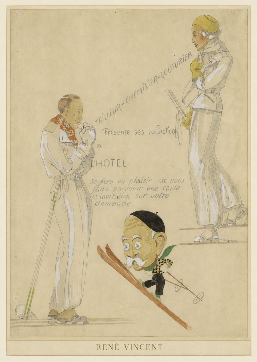 René Vincent Ttailleur-chemisier-couturier No3 - Póster