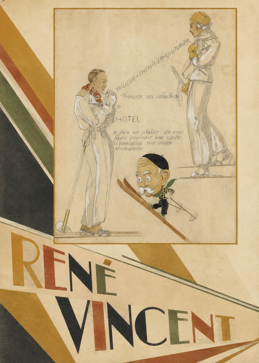 René Vincent Ttailleur-chemisier-couturier No5 - Póster