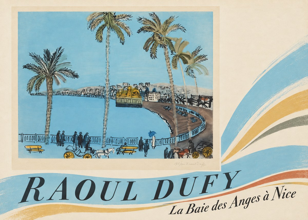 Raoul Dufy La Baie Des Anges À Nice No4 - Póster