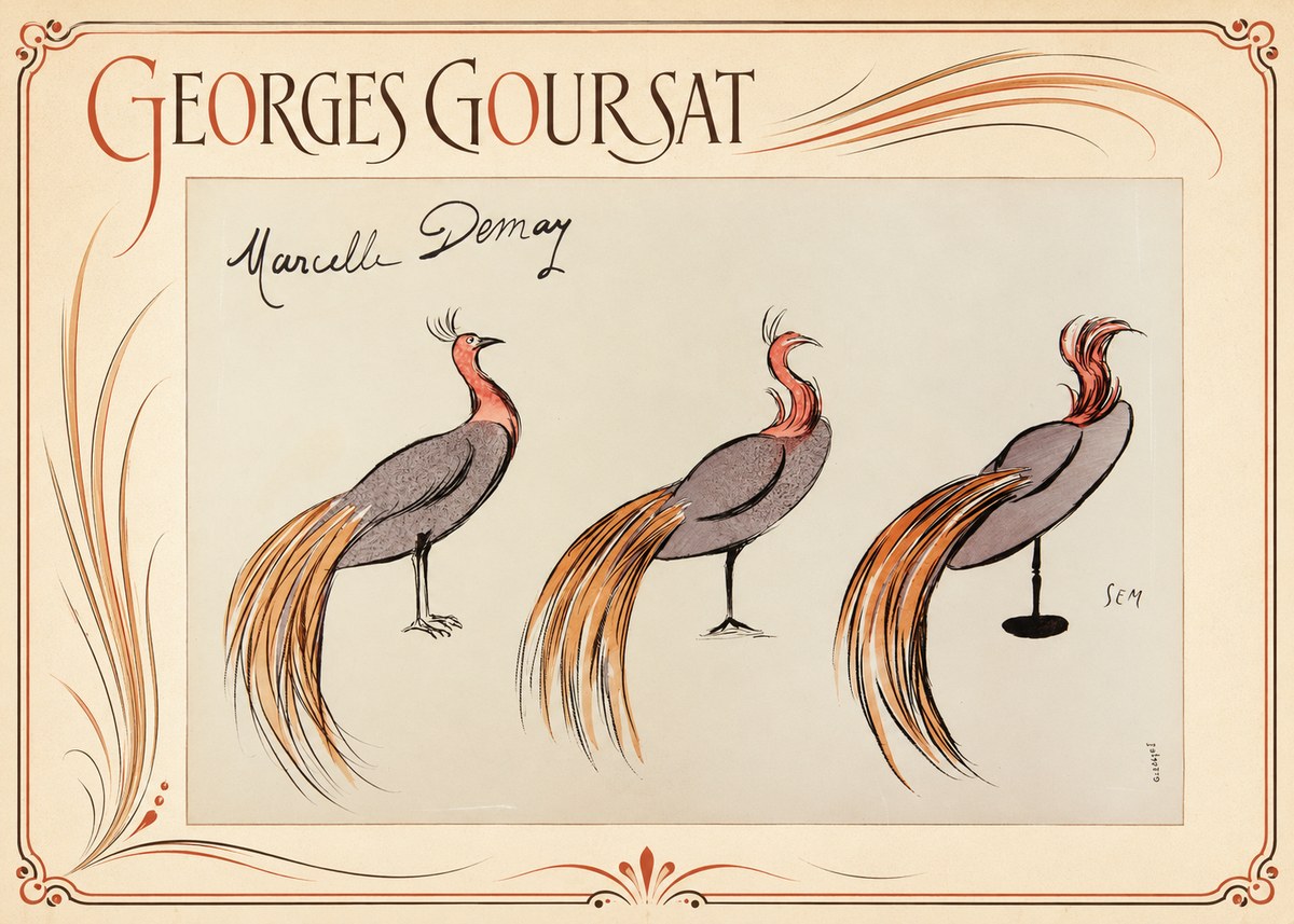 Georges Goursat Marcelle Demay No1 - Póster