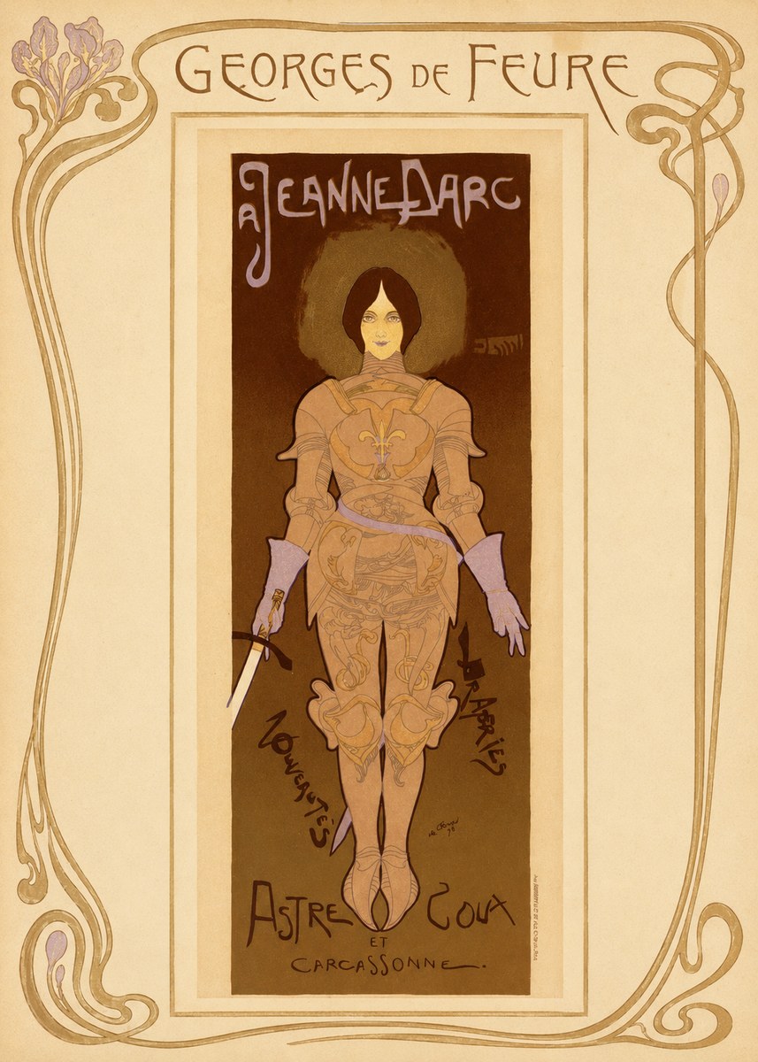 Georges de Feure Jeanne D'arc No1 - Póster