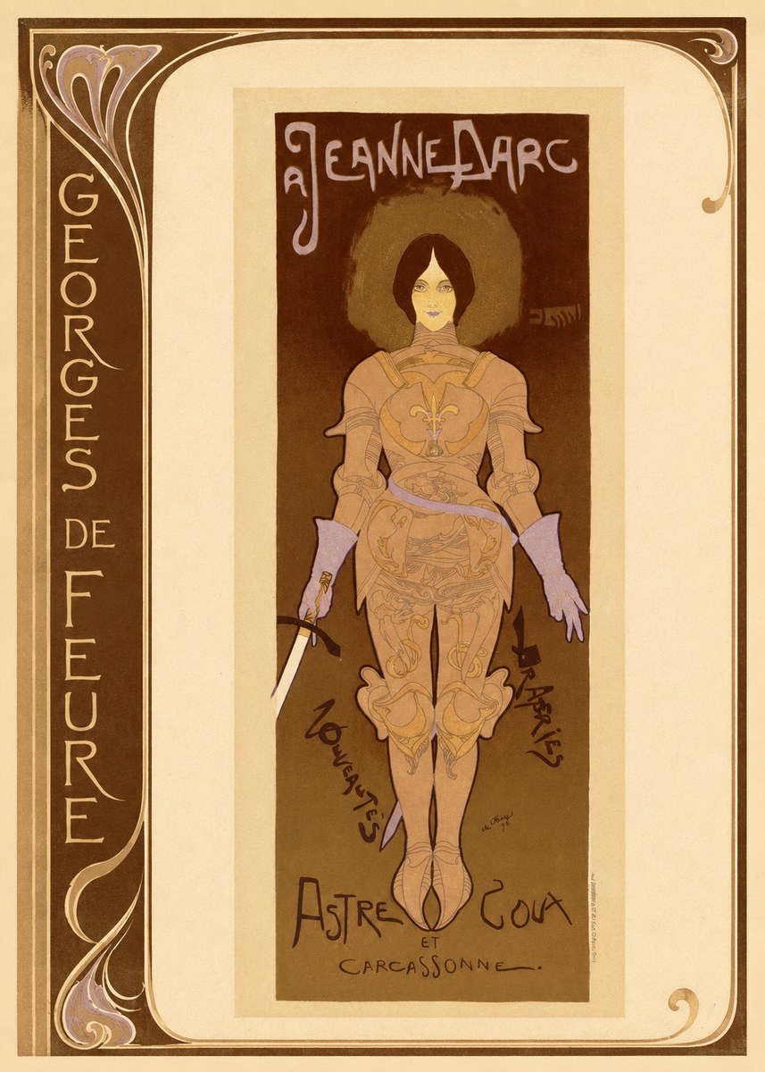 Georges de Feure Jeanne D'arc No2 - Póster