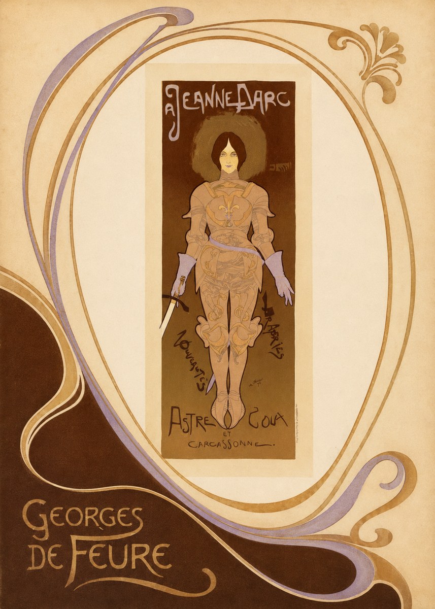 Georges de Feure Jeanne D'arc No3 - Póster