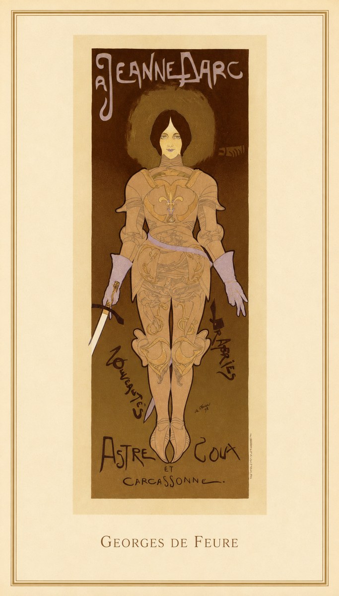 Georges de Feure Jeanne D'arc No4 - Póster