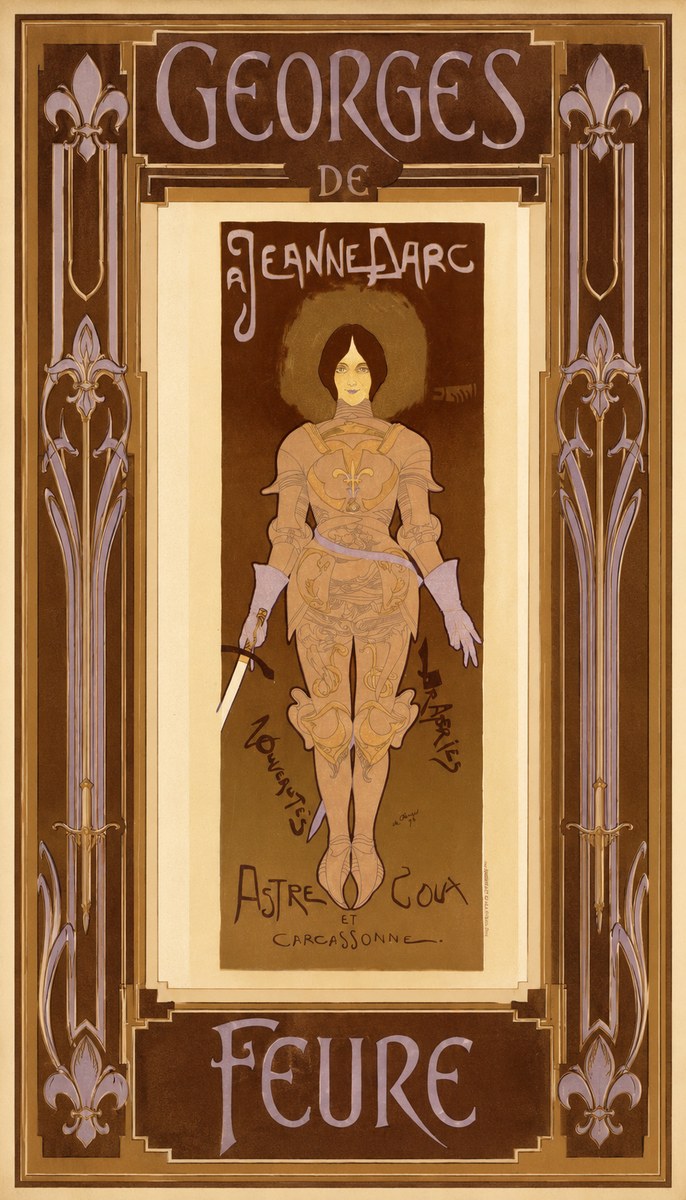 Georges de Feure Jeanne D'arc No5 - Póster