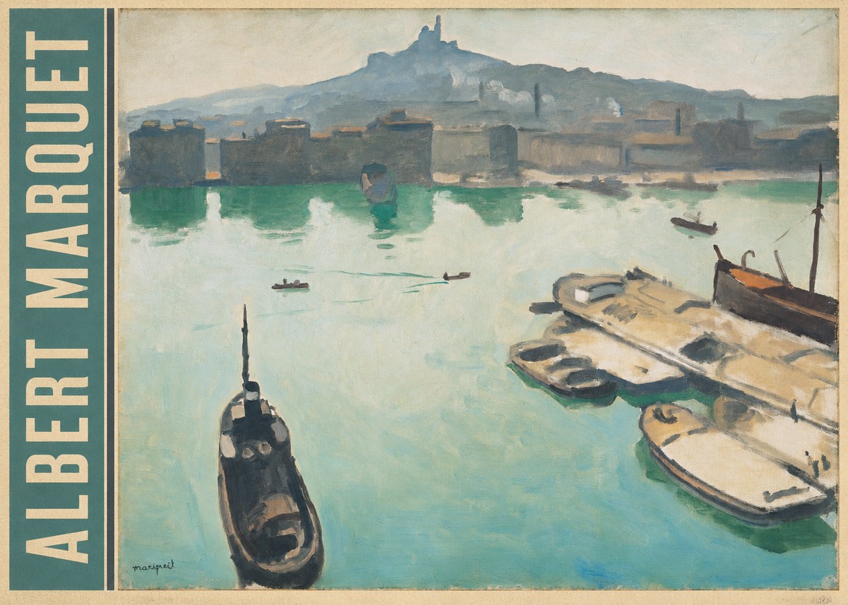 Albert Marquet Port of Marseille No2 - Póster