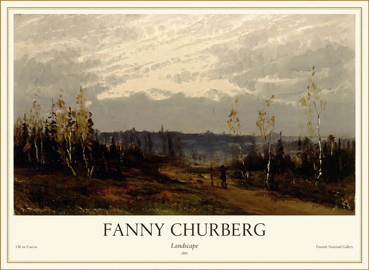 Fanny Churberg Landscape No1 - Póster