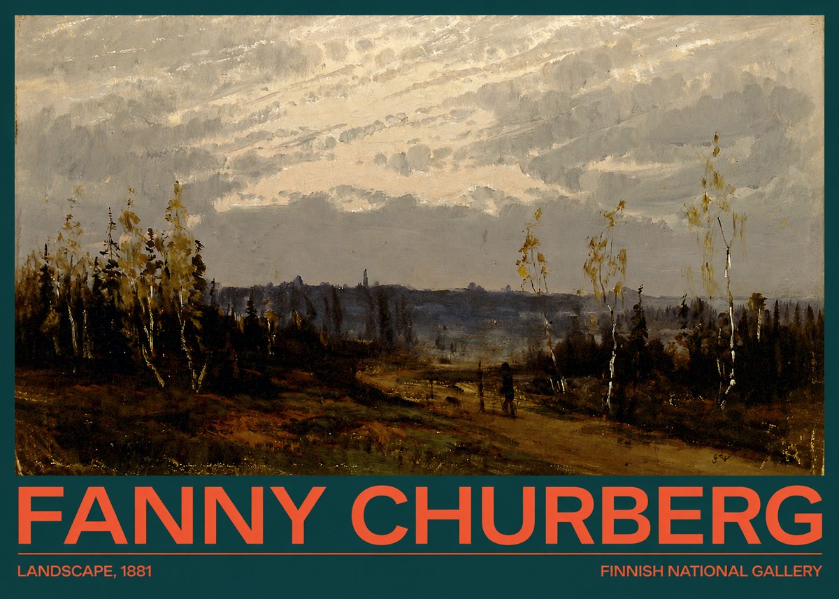 Fanny Churberg Landscape No2 - Póster