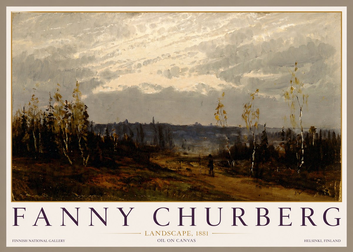 Fanny Churberg Landscape No3 - Póster