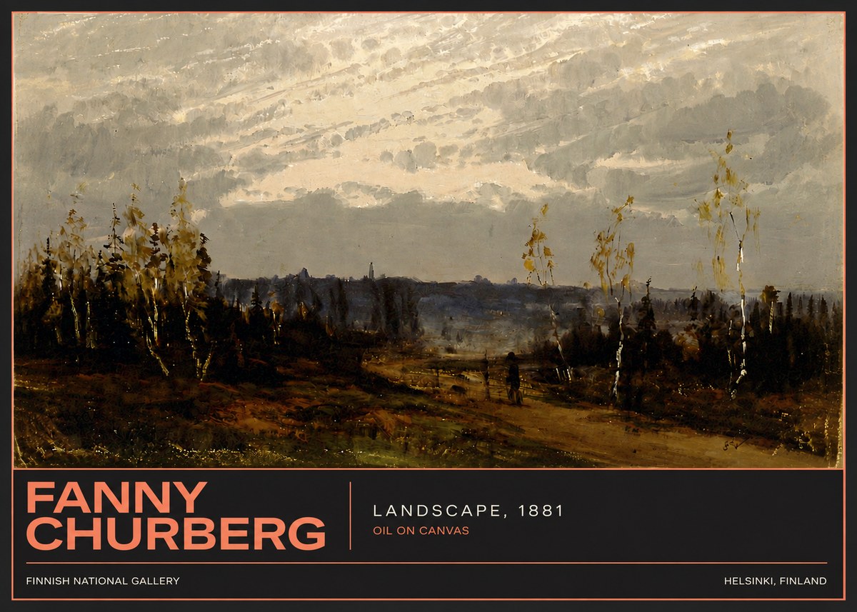 Fanny Churberg Landscape No4 - Póster