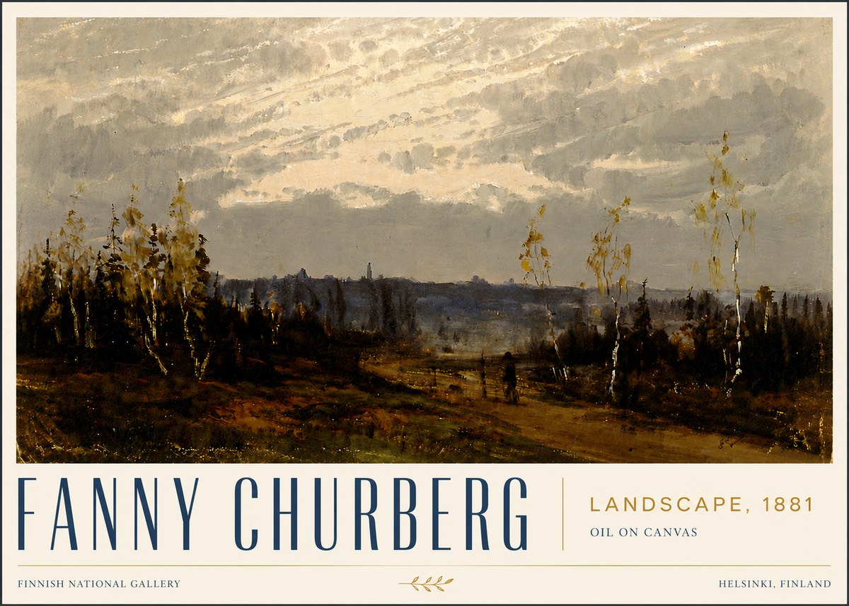 Fanny Churberg Landscape No5 - Póster