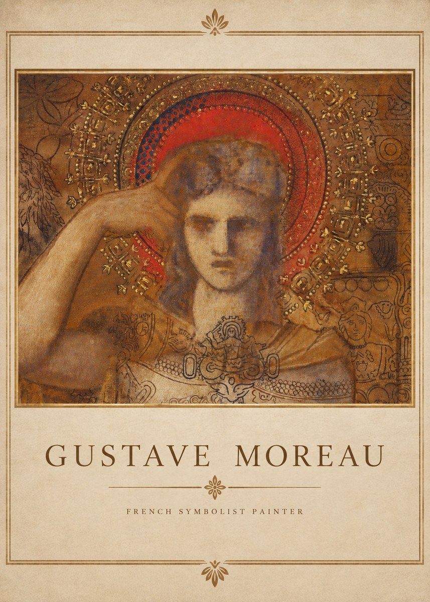Gustave Moreau L'apparition II No3 - Póster