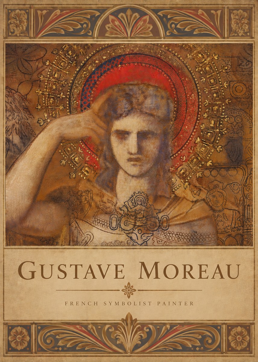 Gustave Moreau L'apparition II No6 - Póster
