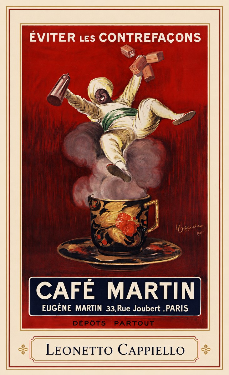 Leonetto Cappiello Café Martin No1 - Póster