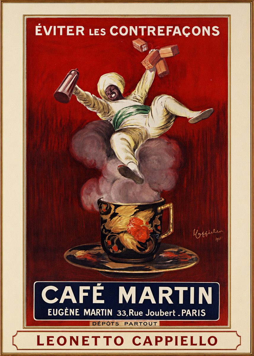 Leonetto Cappiello Café Martin No5 - Póster