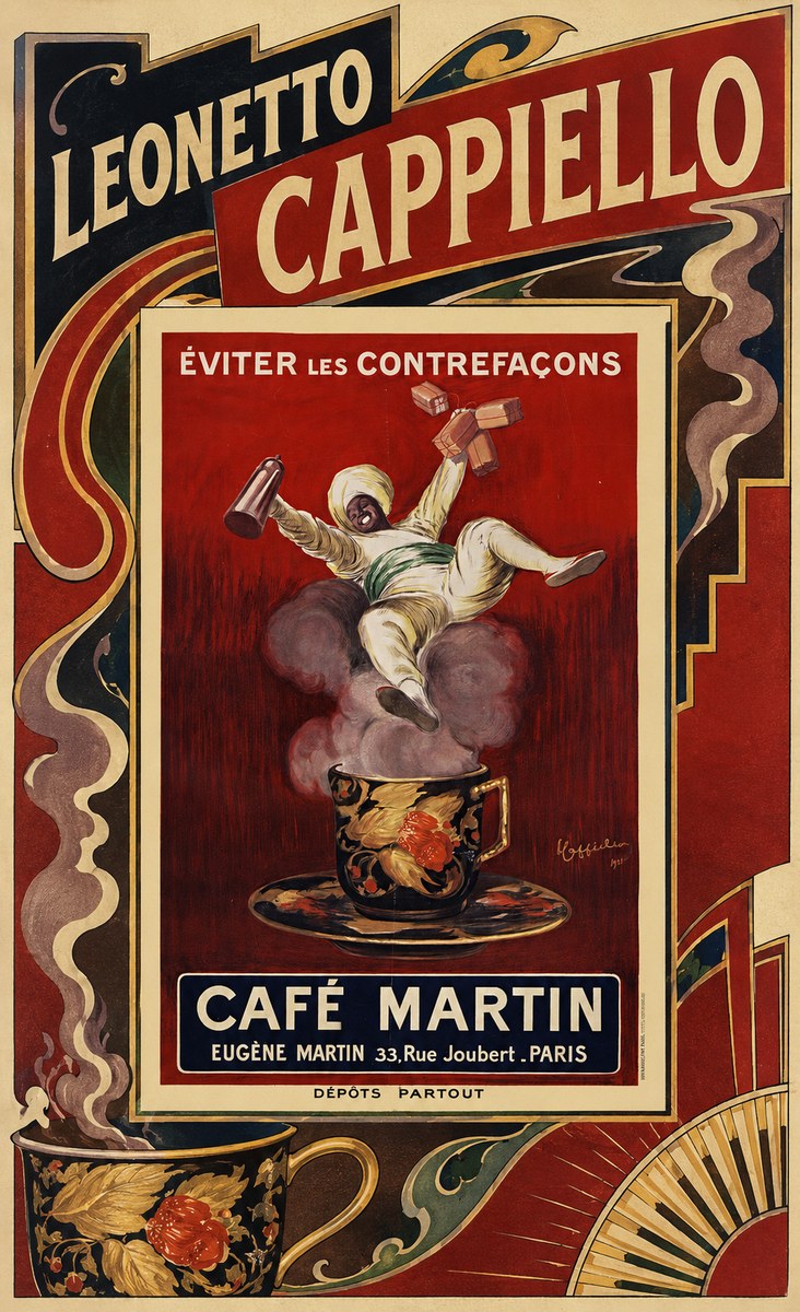 Leonetto Cappiello Café Martin No6 - Póster