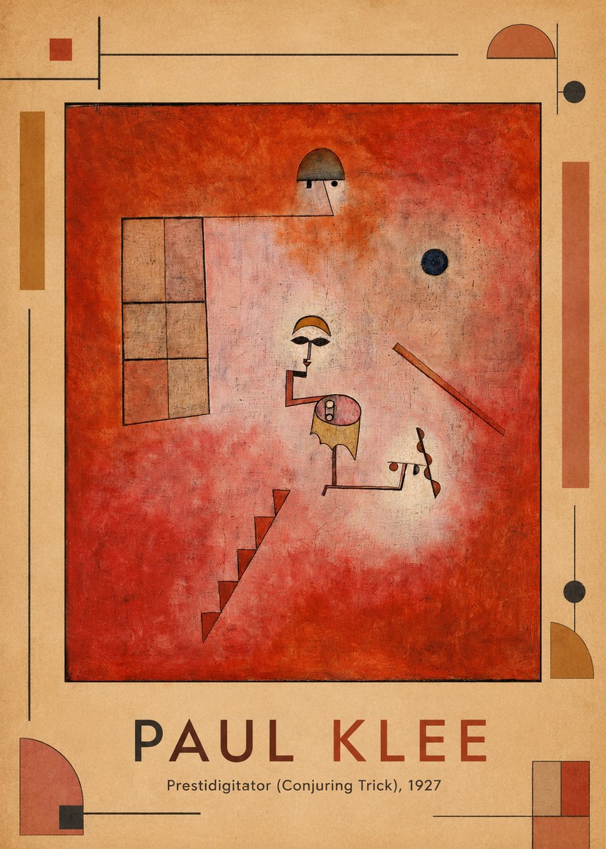 Paul Klee Prestidigitator (Conjuring Trick), 1927 No1 - Póster
