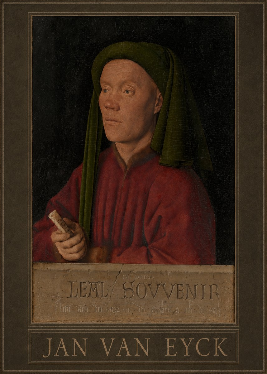Jan van Eyck Léal Souvenir No1 - Póster