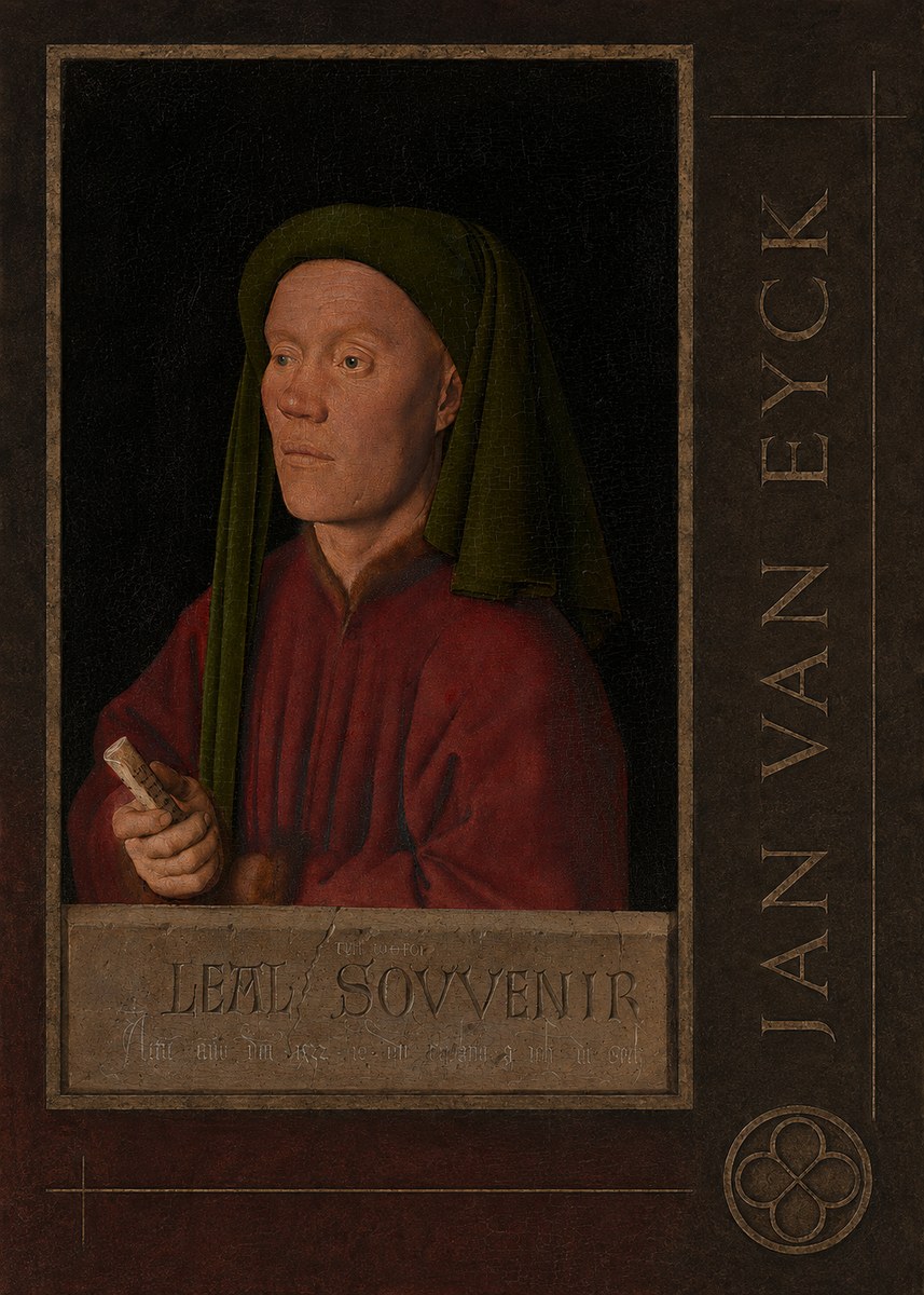 Jan van Eyck Léal Souvenir No2 - Póster