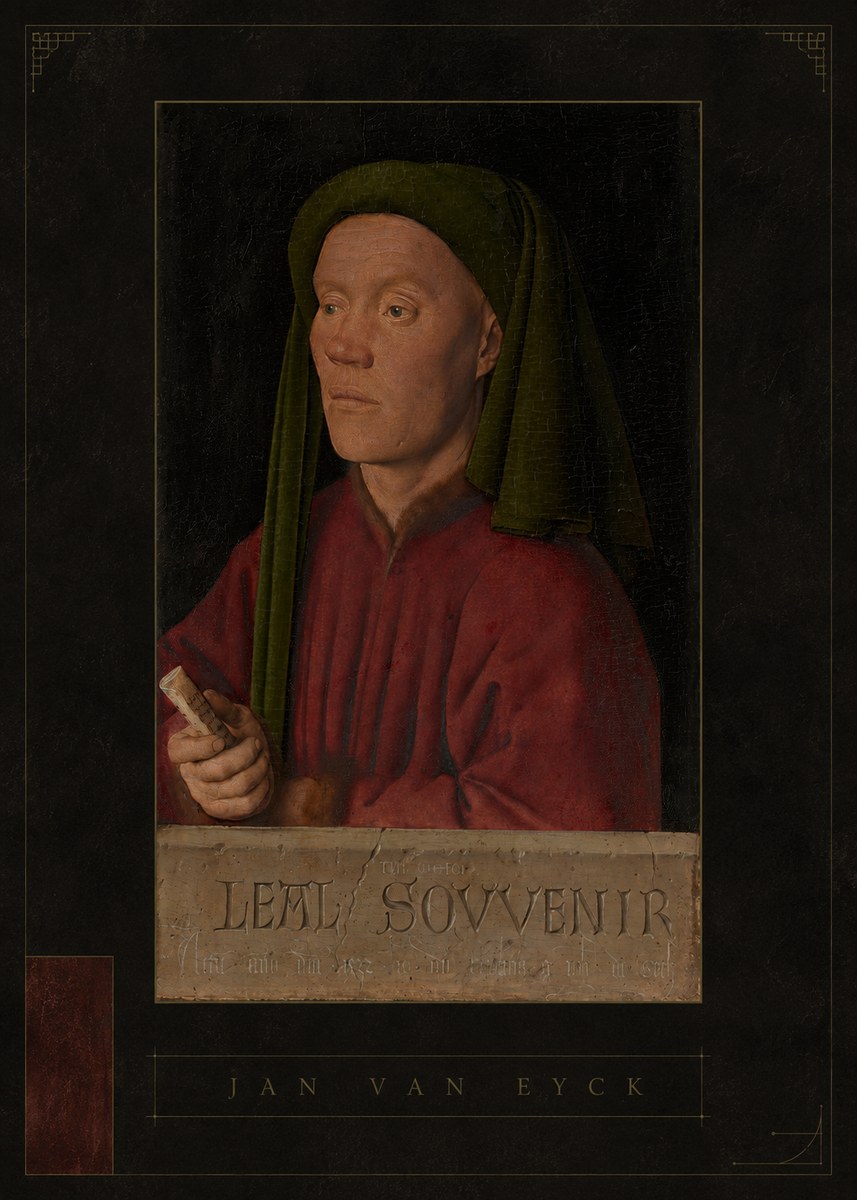 Jan van Eyck Léal Souvenir No4 - Póster