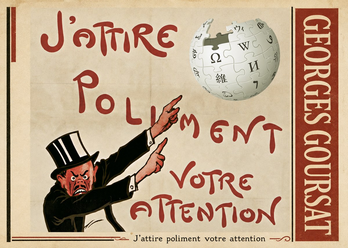 Georges Goursat J'attire Poliment Votre Attention No2 - Póster
