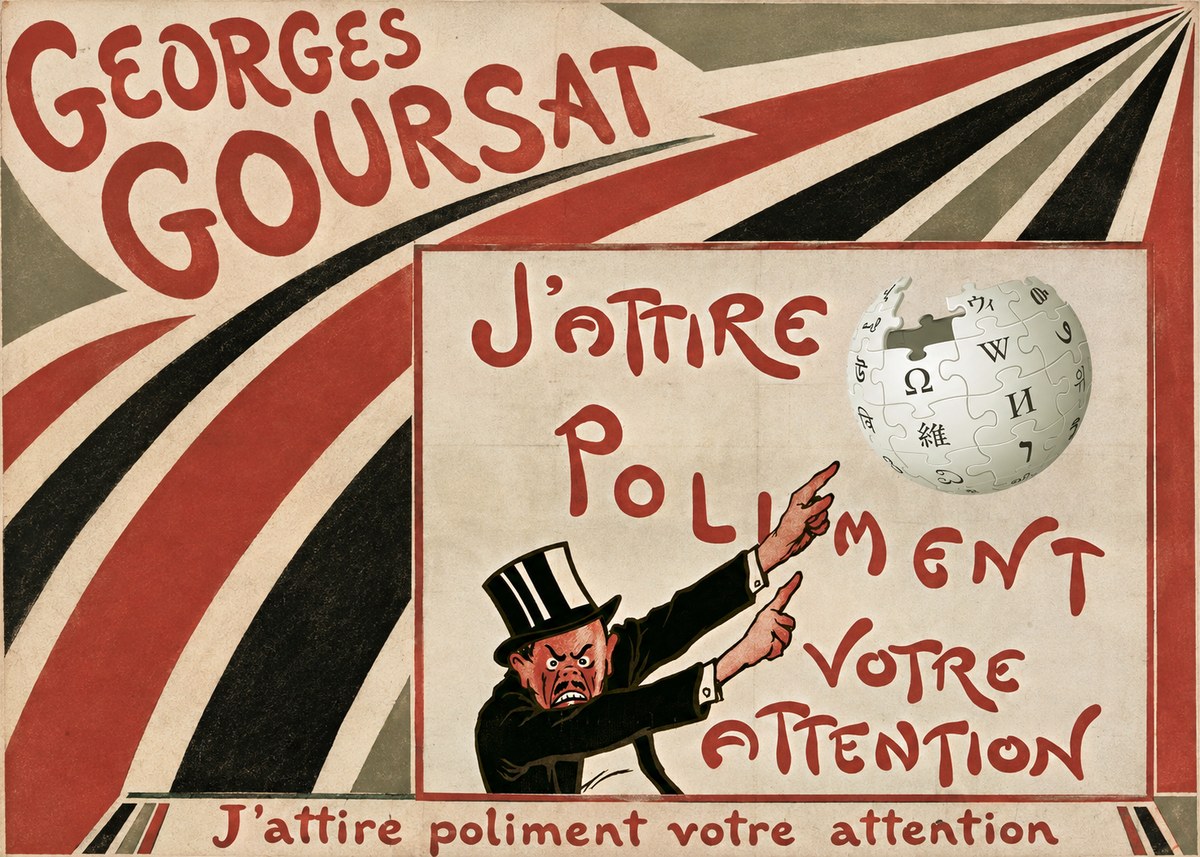 Georges Goursat J'attire Poliment Votre Attention No5 - Póster